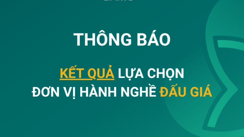 [21-10-2025] Thông báo kết quả lựa chọn tổ chức đấu giá tài sản: Tàu Thành Công 98